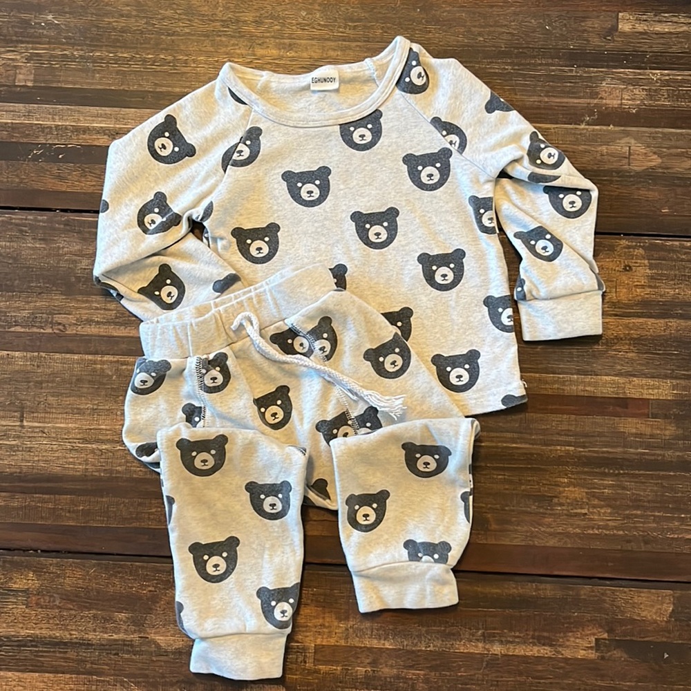 Teddy bear two piece set